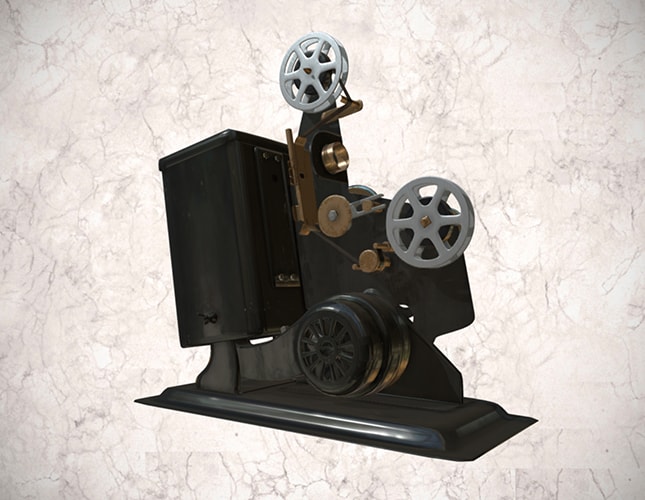Proyector cinematográfico Excel de 16mm (1930)